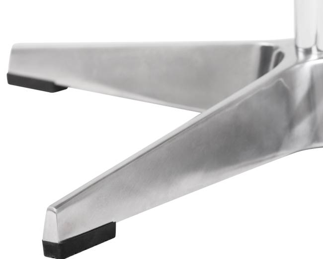 Кресло дизайнерское DOBRIN SWAN, бежевая ткань IF1, алюминиевое основание