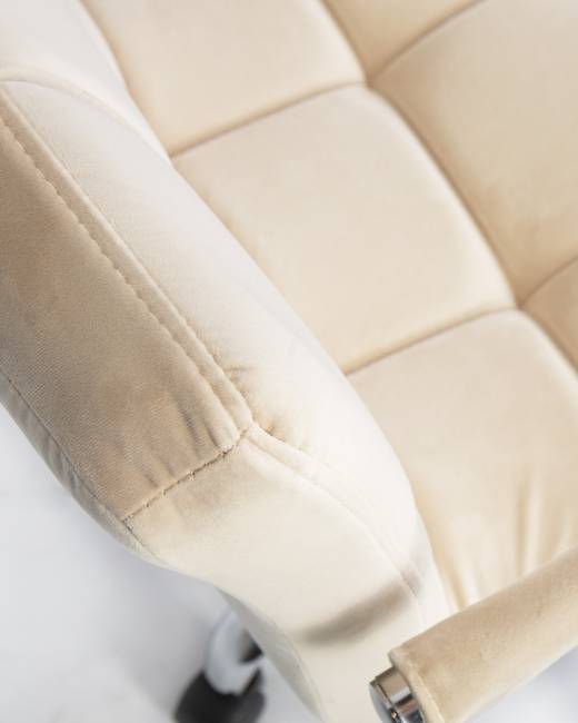 Набор 2 шт Офисное кресло для персонала DOBRIN TERRY, бежевый велюр (MJ9-10)