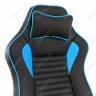Компьютерное кресло Leon черное / голубое