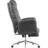 Кресло руководителя TopChairs Solid NC с оттоманкой серый