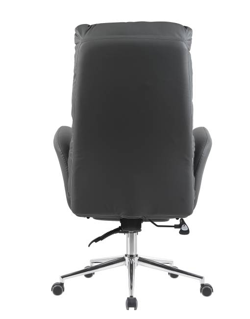 Кресло руководителя TopChairs Solid NC с оттоманкой серый