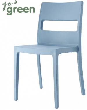 Стул пластиковый Sai Go Green голубой 480х510х820 мм