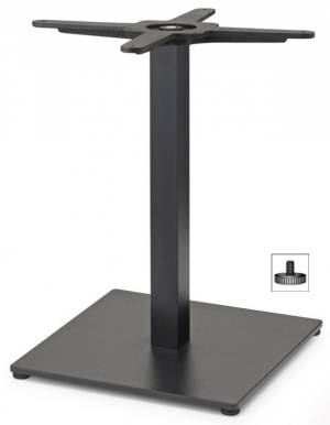 Подстолье металлическое Tiffany черный 400х400х500 мм