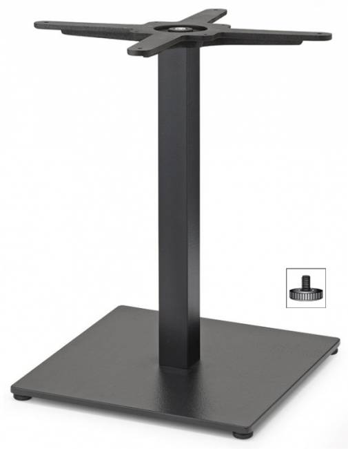 Подстолье металлическое Tiffany черный 400х400х500 мм