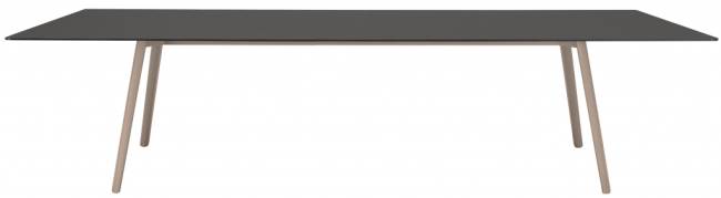 Стол ламинированный Squid тортора, черный fenix 2990х1200х730 мм