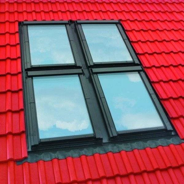 Часть комбинированного оклада к мансардному окну "Факро" KZV-3-P/KZV-3-A 940*2550 Часть комбинированного оклада к мансардному окну "Факро" KZV-3-P/KZV-3-A 940*2550