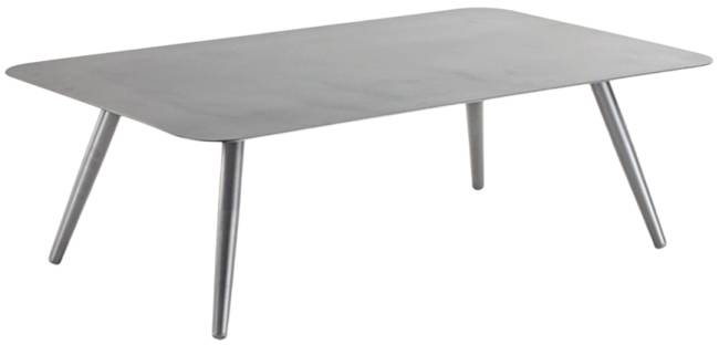 Столик металлический кофейный Jolly титановый 1100х700х340 мм