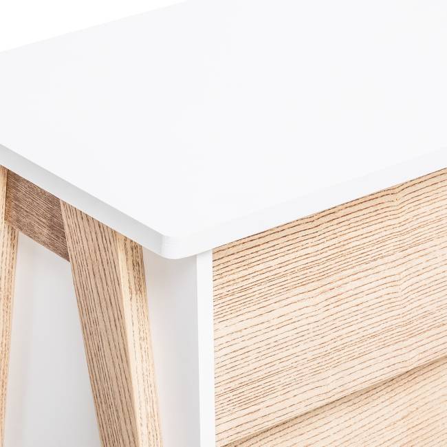 ТВ-тумба Leset "Сканди" Дуб, компаньон Молочный дуб Дуб шпон