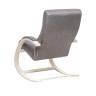 Кресло-качалка Leset Милано Слоновая кость Malmo 90 (серый)