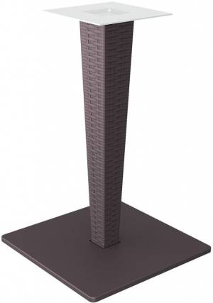 Подстолье с имитацией плетения Riva коричневый 450х450х710 мм