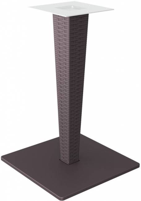 Подстолье с имитацией плетения Riva коричневый 450х450х710 мм