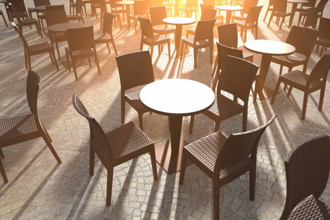 Подстолье с имитацией плетения Riva коричневый 450х450х710 мм