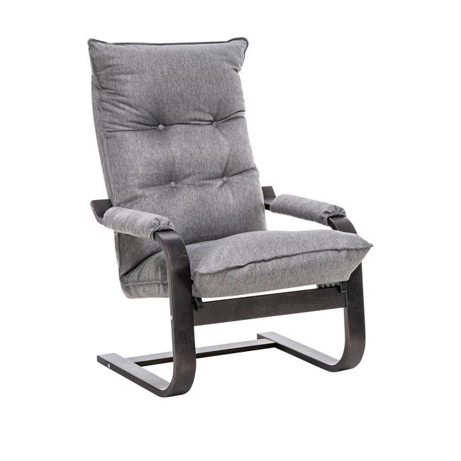 Кресло-трансформер Leset Оливер Венге текстура Malmo 90 (серый)