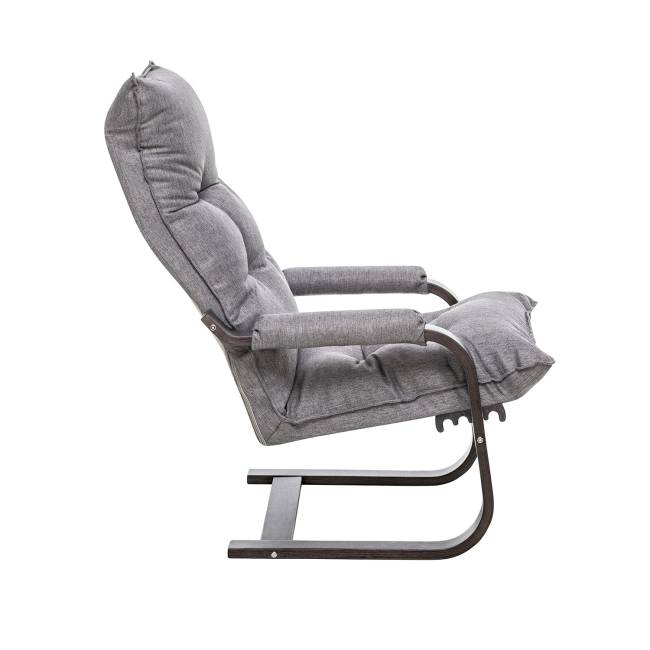 Кресло-трансформер Leset Оливер Венге текстура Malmo 90 (серый)