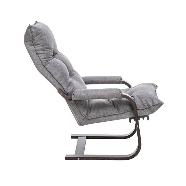 Кресло-трансформер Leset Оливер Венге текстура Malmo 90 (серый)