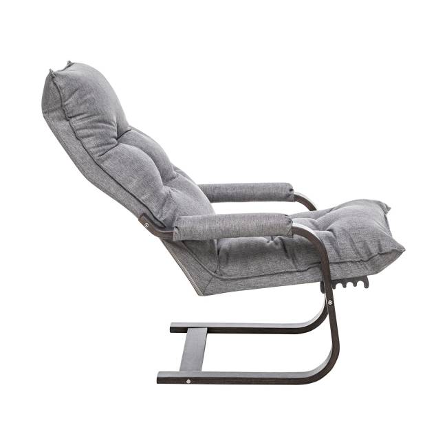 Кресло-трансформер Leset Оливер Венге текстура Malmo 90 (серый)