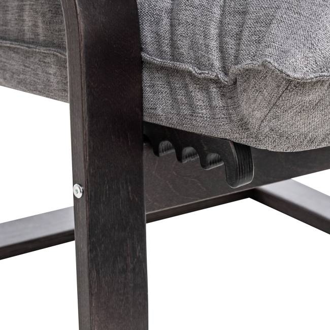 Кресло-трансформер Leset Оливер Венге текстура Malmo 90 (серый)