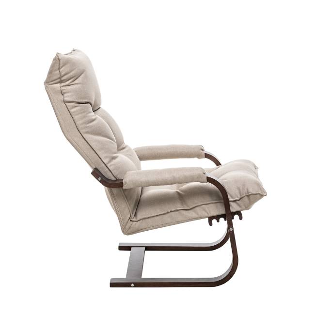 Кресло-трансформер Leset Оливер Орех текстура Malmo 05 (бежевый)