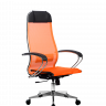 Кресло МЕТТА-4(MPRU)/подл.131/осн.004, оранжевый/оранжевый