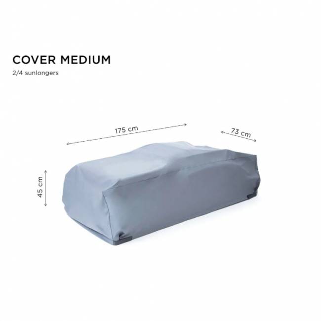 Чехол для мебели Cover Medium темно-серый 1750х730х450 мм