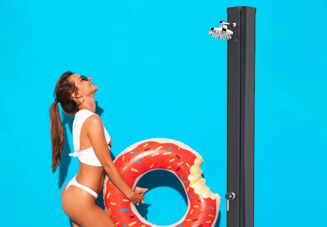 Душ солнечный Big Happy Five F 600 антрацит 290х260х2150 мм