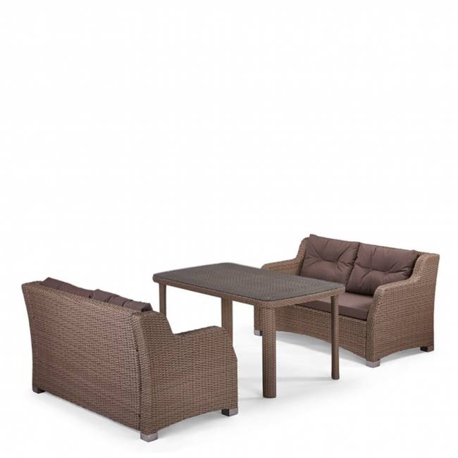 Комплект плетеной мебели из искусственного ротанга T51A-S51A-W53 Light Brown