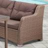 Комплект плетеной мебели из искусственного ротанга T51A-S51A-W53 Light Brown