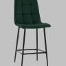 Стул полубарный Одди велюр темно-зеленый