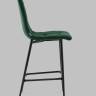 Стул полубарный Одди велюр темно-зеленый