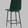 Стул полубарный Одди велюр темно-зеленый