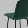 Стул полубарный Одди велюр темно-зеленый