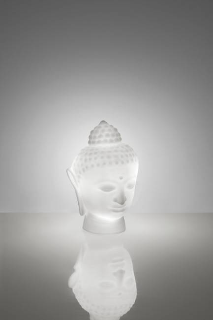 Светильник пластиковый настольный Будда Buddha Lighting белый 220х200х340 мм
