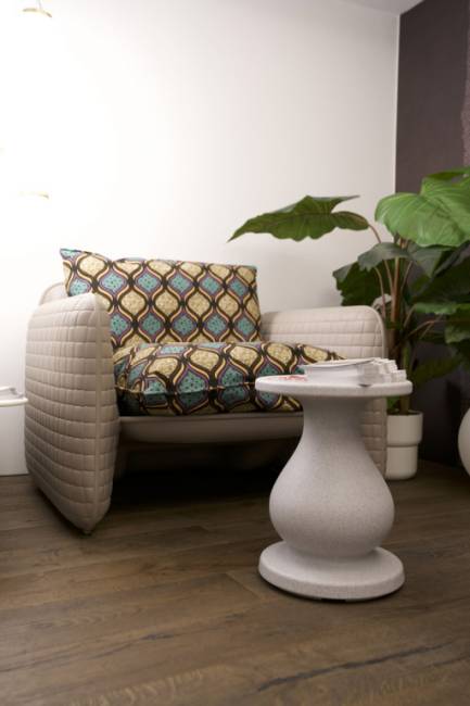 Столик кофейный пластиковый Ottocento Mini M Special арабескато Ø350х450 мм