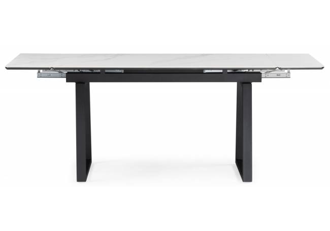 Джек 140(200)х80 белый мрамор alpin white / черный