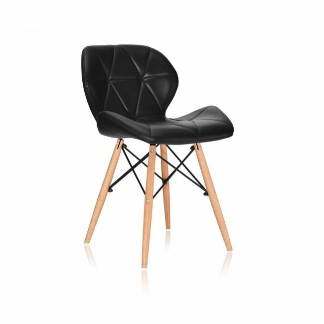 Стул FLY, экокожа чёрный