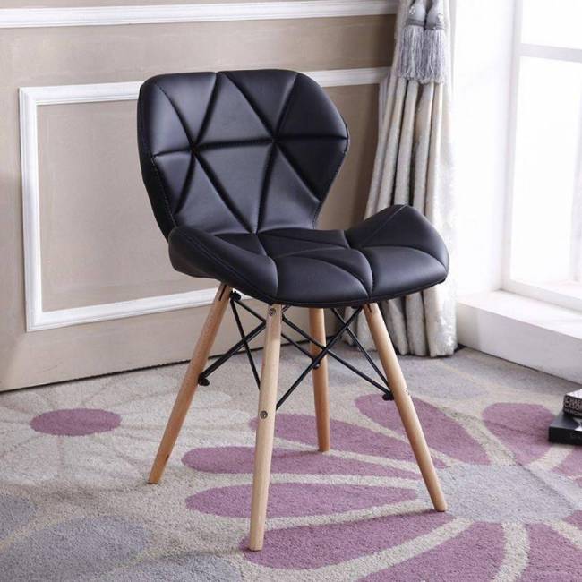 Стул FLY, экокожа чёрный