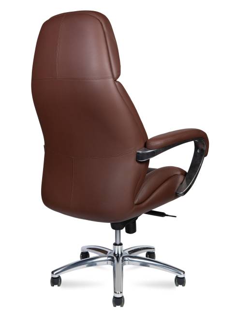 Кресло офисное / Гранд / Grand  / коричневая экокожа