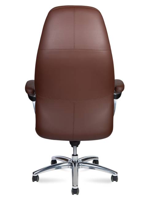 Кресло офисное / Гранд / Grand  / коричневая экокожа