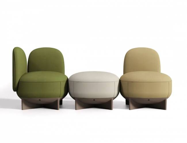 Лаунж-стул мягкий To-Go 490х500х775 мм