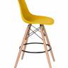 Стул барный DOBRIN DSW BAR, ножки светлый бук, цвет сиденья жёлтый (Y-01)