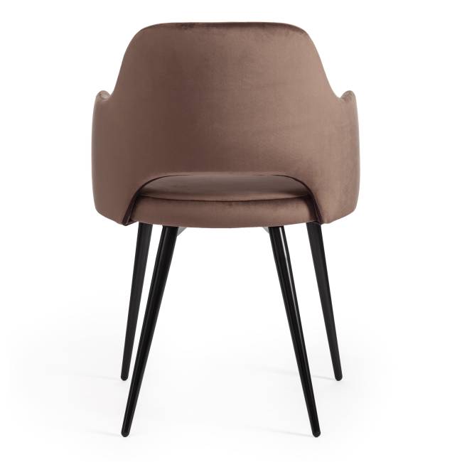 Кресло VALKYRIA (mod. 711) ткань/металл, 55х55х80 см, высота до сиденья 48 см, коричневый barkhat 12/черный (Комплект из 4 шт.) коричневый barkhat 12/черный ткань/металл Кресло VALKYRIA (mod. 711) ткань/металл, 55х55х80 см, высота до сиденья 48 см, коричневый barkhat 12/черный (Комплект из 4 шт.) коричневый barkhat 12/черный ткань/металл