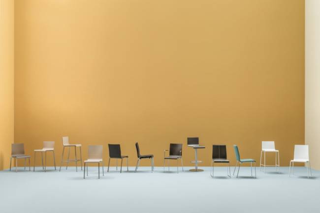 Стул деревянный Kuadra хромированный, венге 480х540х845 мм Стул деревянный Kuadra хромированный, венге 480х540х845 мм