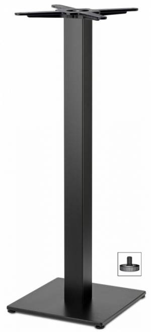 Подстолье металлическое барное Tiffany черный 400х400х1090 мм