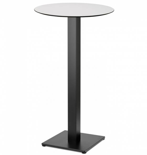 Подстолье металлическое барное Tiffany черный 400х400х1090 мм