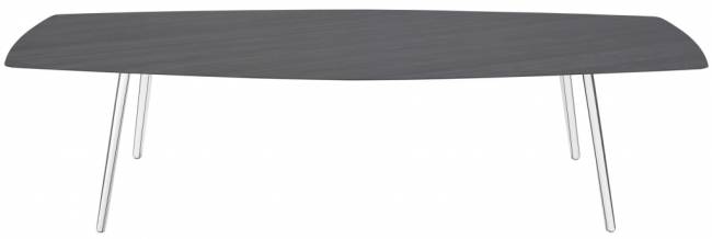 Стол ламинированный Squid алюминиевый, сланец 2990х1290х730 мм