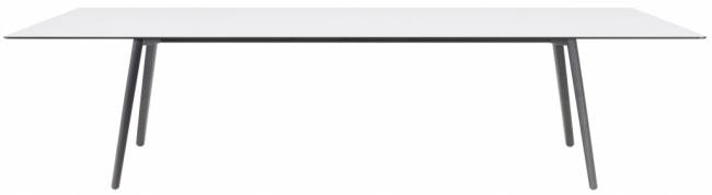 Стол ламинированный Squid антрацит, белый 2990х1200х730 мм