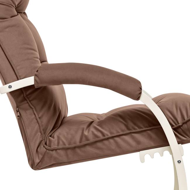 Кресло-трансформер Leset Монако Слоновая кость V23 молочный шоколад