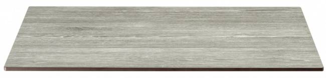 Стол ламинированный обеденный складной Tripe Folding белый, состаренный серый дуб 600х600х740 мм Стол ламинированный обеденный складной Tripe Folding белый, состаренный серый дуб 600х600х740 мм