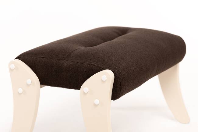 Пуф Leset Дэми Слоновая кость Malmo 28 (коричневый)