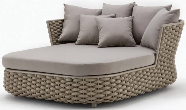 Лаунж-диван плетеный Leon 1700х1752х780 мм